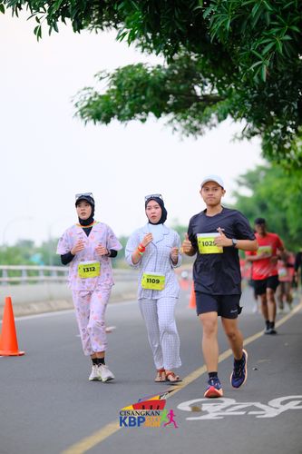 Race photo from CISANGKAN KBP CITY RUN 2025