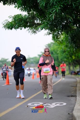 Race photo from CISANGKAN KBP CITY RUN 2025