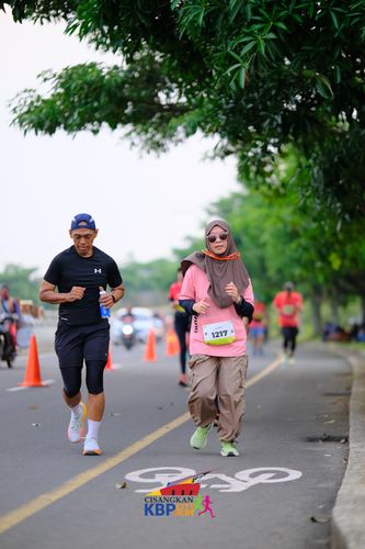Race photo from CISANGKAN KBP CITY RUN 2025