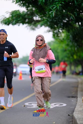 Race photo from CISANGKAN KBP CITY RUN 2025