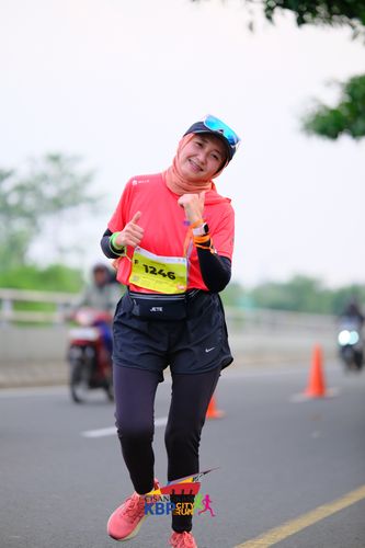 Race photo from CISANGKAN KBP CITY RUN 2025