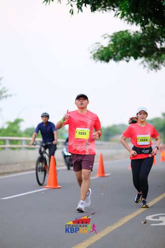 Race photo from CISANGKAN KBP CITY RUN 2025
