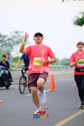 Race photo from CISANGKAN KBP CITY RUN 2025