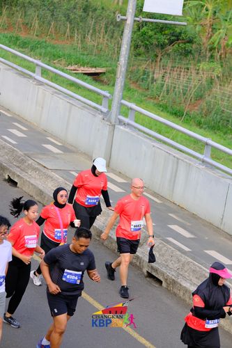 Race photo from CISANGKAN KBP CITY RUN 2025