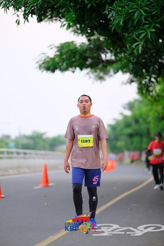 Race photo from CISANGKAN KBP CITY RUN 2025