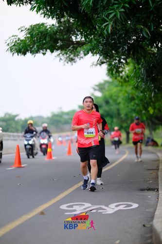 Race photo from CISANGKAN KBP CITY RUN 2025