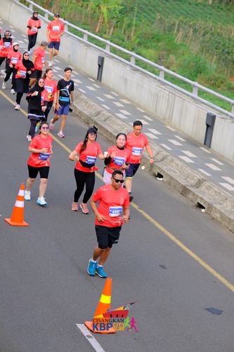 Race photo from CISANGKAN KBP CITY RUN 2025