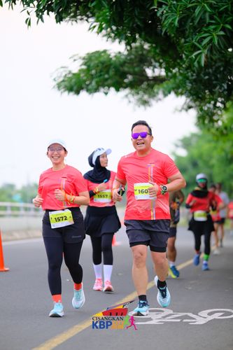 Race photo from CISANGKAN KBP CITY RUN 2025
