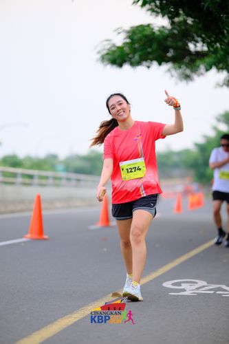 Race photo from CISANGKAN KBP CITY RUN 2025