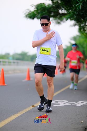 Race photo from CISANGKAN KBP CITY RUN 2025