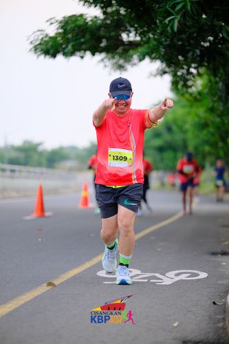 Race photo from CISANGKAN KBP CITY RUN 2025
