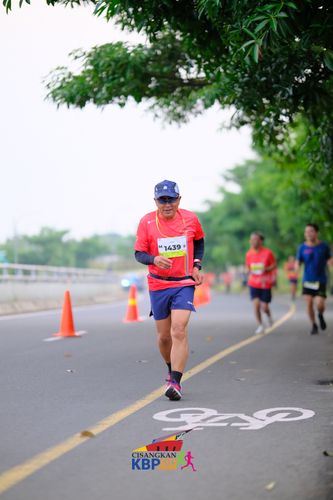 Race photo from CISANGKAN KBP CITY RUN 2025