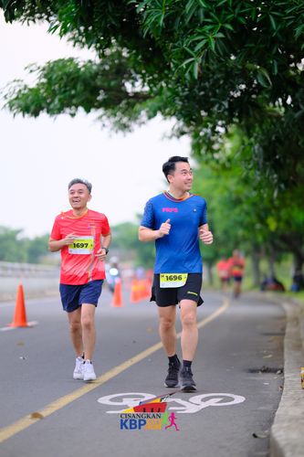 Race photo from CISANGKAN KBP CITY RUN 2025