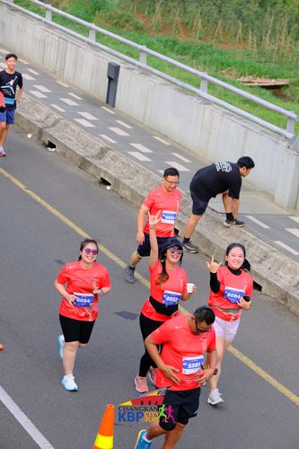Race photo from CISANGKAN KBP CITY RUN 2025