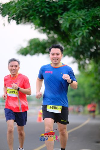Race photo from CISANGKAN KBP CITY RUN 2025