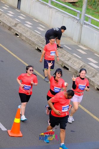 Race photo from CISANGKAN KBP CITY RUN 2025