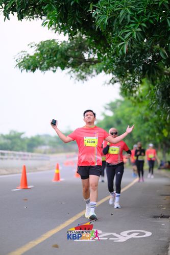 Race photo from CISANGKAN KBP CITY RUN 2025