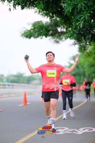 Race photo from CISANGKAN KBP CITY RUN 2025