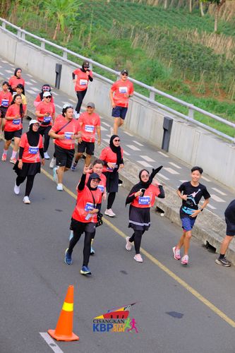 Race photo from CISANGKAN KBP CITY RUN 2025