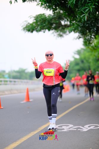 Race photo from CISANGKAN KBP CITY RUN 2025