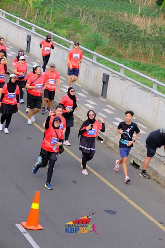Race photo from CISANGKAN KBP CITY RUN 2025