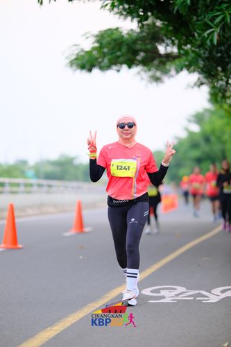 Race photo from CISANGKAN KBP CITY RUN 2025