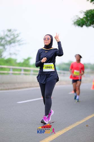 Race photo from CISANGKAN KBP CITY RUN 2025