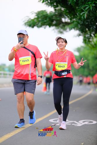 Race photo from CISANGKAN KBP CITY RUN 2025