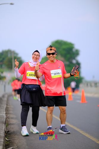 Race photo from CISANGKAN KBP CITY RUN 2025