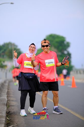 Race photo from CISANGKAN KBP CITY RUN 2025