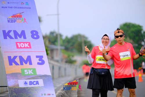 Race photo from CISANGKAN KBP CITY RUN 2025