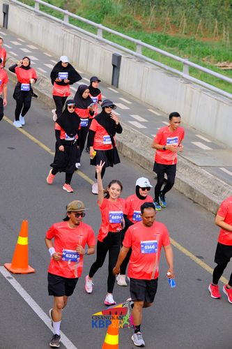 Race photo from CISANGKAN KBP CITY RUN 2025