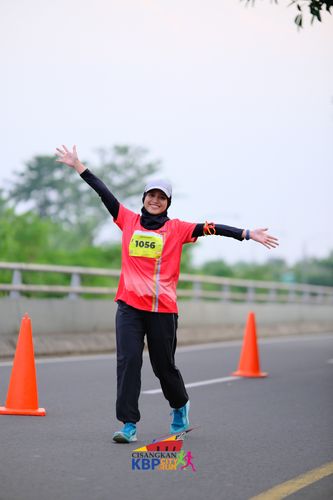 Race photo from CISANGKAN KBP CITY RUN 2025