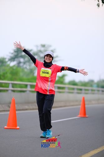 Race photo from CISANGKAN KBP CITY RUN 2025