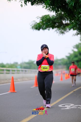 Race photo from CISANGKAN KBP CITY RUN 2025