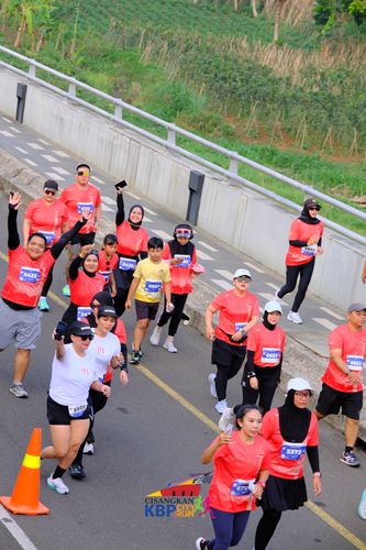 Race photo from CISANGKAN KBP CITY RUN 2025