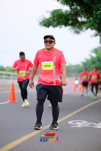 Race photo from CISANGKAN KBP CITY RUN 2025