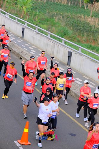 Race photo from CISANGKAN KBP CITY RUN 2025