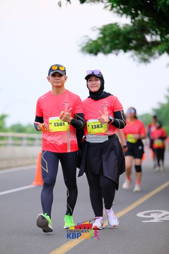 Race photo from CISANGKAN KBP CITY RUN 2025