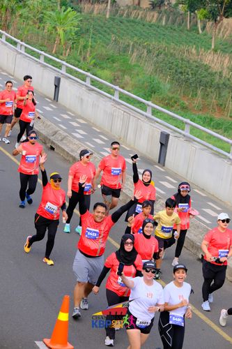 Race photo from CISANGKAN KBP CITY RUN 2025