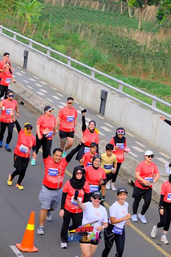 Race photo from CISANGKAN KBP CITY RUN 2025