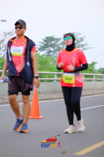 Race photo from CISANGKAN KBP CITY RUN 2025