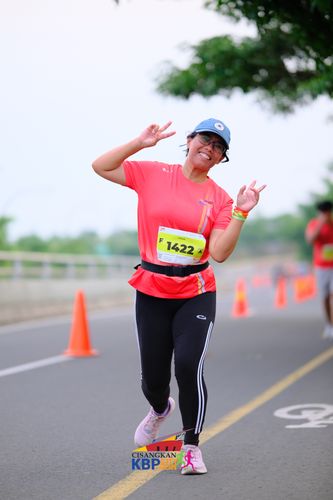 Race photo from CISANGKAN KBP CITY RUN 2025