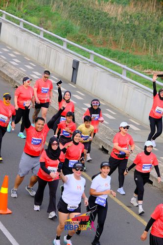 Race photo from CISANGKAN KBP CITY RUN 2025
