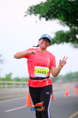 Race photo from CISANGKAN KBP CITY RUN 2025