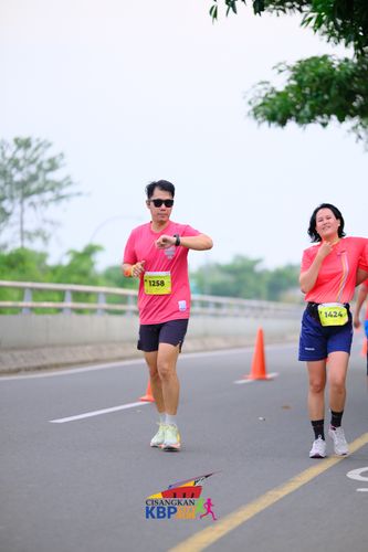 Race photo from CISANGKAN KBP CITY RUN 2025