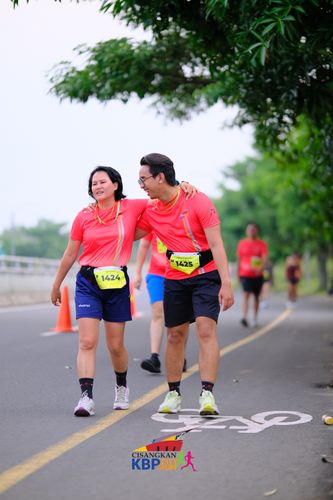 Race photo from CISANGKAN KBP CITY RUN 2025