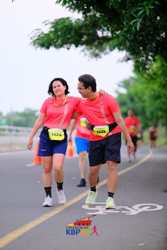 Race photo from CISANGKAN KBP CITY RUN 2025