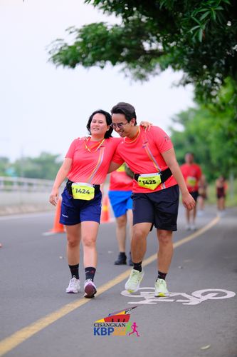 Race photo from CISANGKAN KBP CITY RUN 2025