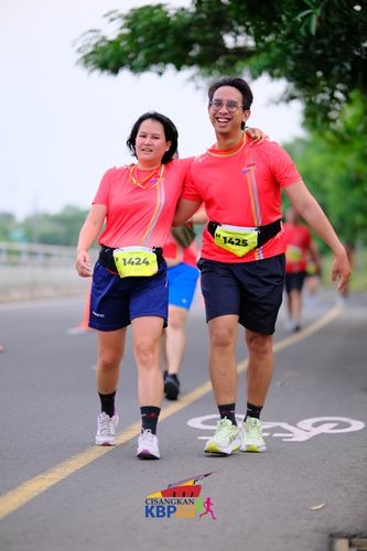 Race photo from CISANGKAN KBP CITY RUN 2025